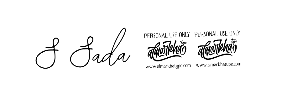 if you are searching for the best signature style for your name S Sada 97. so please give up your signature search. here we have designed multiple signature styles  using Bearetta-2O07w. S Sada 97 signature style 12 images and pictures png