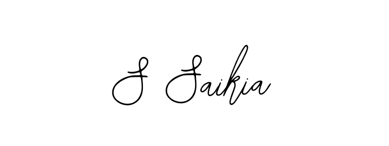 S Saikia stylish signature style. Best Handwritten Sign (Bearetta-2O07w) for my name. Handwritten Signature Collection Ideas for my name S Saikia. S Saikia signature style 12 images and pictures png