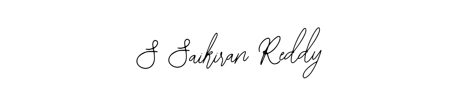 Make a short S Saikiran Reddy signature style. Manage your documents anywhere anytime using Bearetta-2O07w. Create and add eSignatures, submit forms, share and send files easily. S Saikiran Reddy signature style 12 images and pictures png