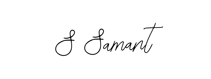 How to make S Samant signature? Bearetta-2O07w is a professional autograph style. Create handwritten signature for S Samant name. S Samant signature style 12 images and pictures png