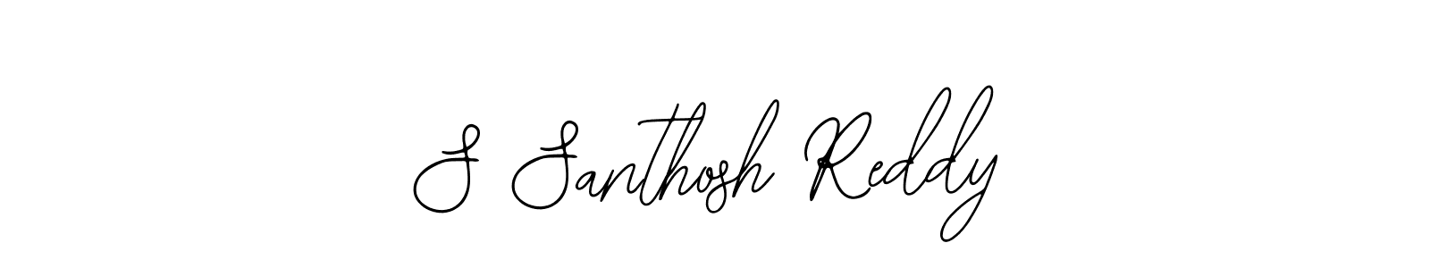 How to make S Santhosh Reddy signature? Bearetta-2O07w is a professional autograph style. Create handwritten signature for S Santhosh Reddy name. S Santhosh Reddy signature style 12 images and pictures png