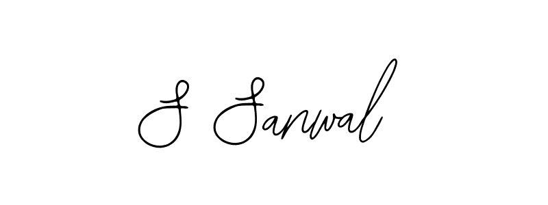 Design your own signature with our free online signature maker. With this signature software, you can create a handwritten (Bearetta-2O07w) signature for name S Sanwal. S Sanwal signature style 12 images and pictures png