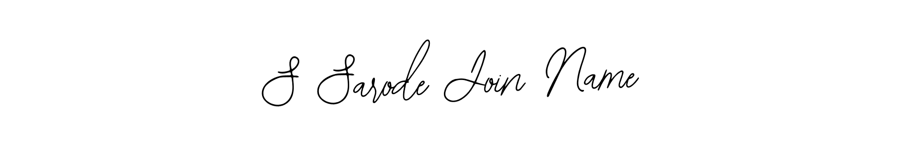 The best way (Bearetta-2O07w) to make a short signature is to pick only two or three words in your name. The name S Sarode Join Name include a total of six letters. For converting this name. S Sarode Join Name signature style 12 images and pictures png