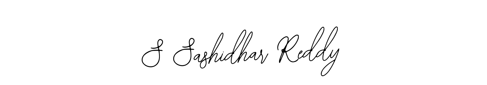 How to make S Sashidhar Reddy name signature. Use Bearetta-2O07w style for creating short signs online. This is the latest handwritten sign. S Sashidhar Reddy signature style 12 images and pictures png