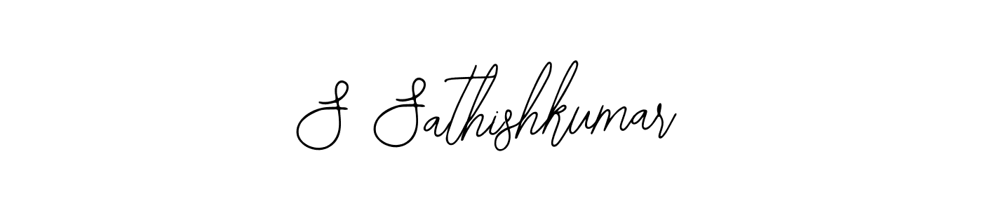 Design your own signature with our free online signature maker. With this signature software, you can create a handwritten (Bearetta-2O07w) signature for name S Sathishkumar. S Sathishkumar signature style 12 images and pictures png