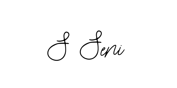 The best way (Bearetta-2O07w) to make a short signature is to pick only two or three words in your name. The name S Seni include a total of six letters. For converting this name. S Seni signature style 12 images and pictures png