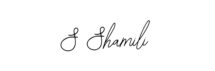 S Shamili stylish signature style. Best Handwritten Sign (Bearetta-2O07w) for my name. Handwritten Signature Collection Ideas for my name S Shamili. S Shamili signature style 12 images and pictures png