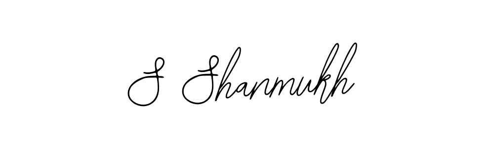 Also we have S Shanmukh name is the best signature style. Create professional handwritten signature collection using Bearetta-2O07w autograph style. S Shanmukh signature style 12 images and pictures png