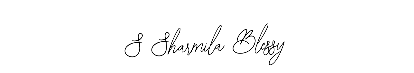 How to make S Sharmila Blessy signature? Bearetta-2O07w is a professional autograph style. Create handwritten signature for S Sharmila Blessy name. S Sharmila Blessy signature style 12 images and pictures png
