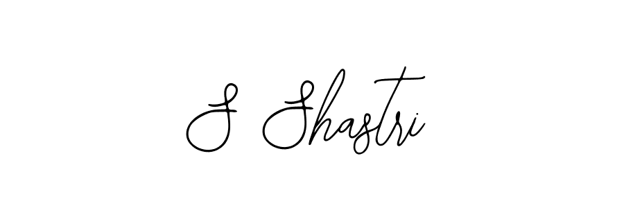 Create a beautiful signature design for name S Shastri. With this signature (Bearetta-2O07w) fonts, you can make a handwritten signature for free. S Shastri signature style 12 images and pictures png