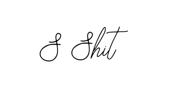 Create a beautiful signature design for name S Shit. With this signature (Bearetta-2O07w) fonts, you can make a handwritten signature for free. S Shit signature style 12 images and pictures png