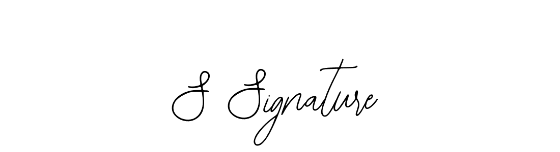 You should practise on your own different ways (Bearetta-2O07w) to write your name (S Signature) in signature. don't let someone else do it for you. S Signature signature style 12 images and pictures png