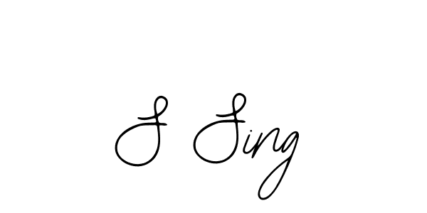 Design your own signature with our free online signature maker. With this signature software, you can create a handwritten (Bearetta-2O07w) signature for name S Sing. S Sing signature style 12 images and pictures png