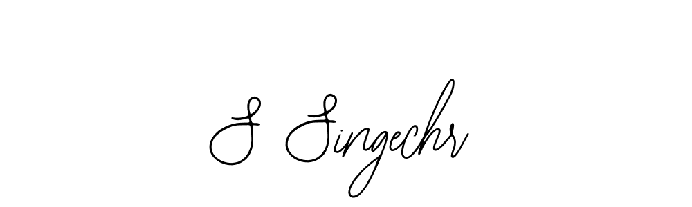 if you are searching for the best signature style for your name S Singechr. so please give up your signature search. here we have designed multiple signature styles  using Bearetta-2O07w. S Singechr signature style 12 images and pictures png