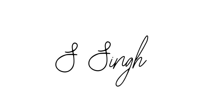 How to make S Singh name signature. Use Bearetta-2O07w style for creating short signs online. This is the latest handwritten sign. S Singh signature style 12 images and pictures png