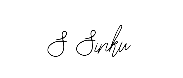 Create a beautiful signature design for name S Sinku. With this signature (Bearetta-2O07w) fonts, you can make a handwritten signature for free. S Sinku signature style 12 images and pictures png