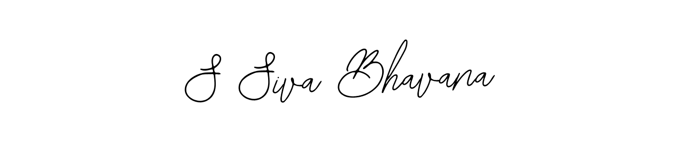 Create a beautiful signature design for name S Siva Bhavana. With this signature (Bearetta-2O07w) fonts, you can make a handwritten signature for free. S Siva Bhavana signature style 12 images and pictures png