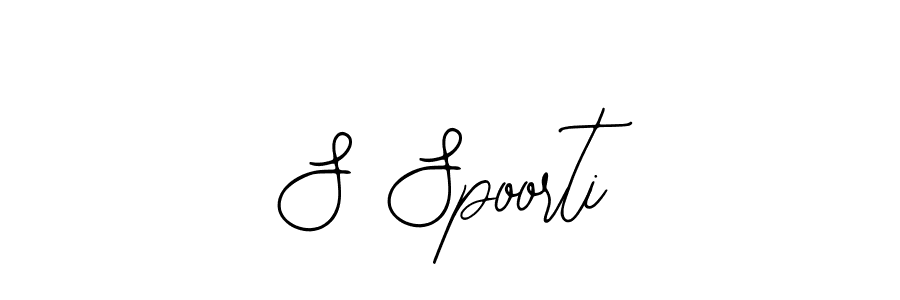 Create a beautiful signature design for name S Spoorti. With this signature (Bearetta-2O07w) fonts, you can make a handwritten signature for free. S Spoorti signature style 12 images and pictures png