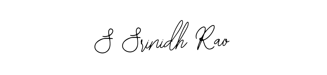 The best way (Bearetta-2O07w) to make a short signature is to pick only two or three words in your name. The name S Srinidh Rao include a total of six letters. For converting this name. S Srinidh Rao signature style 12 images and pictures png