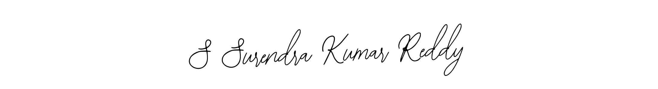 Create a beautiful signature design for name S Surendra Kumar Reddy. With this signature (Bearetta-2O07w) fonts, you can make a handwritten signature for free. S Surendra Kumar Reddy signature style 12 images and pictures png