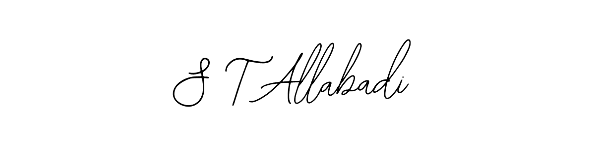 How to Draw S T Allabadi signature style? Bearetta-2O07w is a latest design signature styles for name S T Allabadi. S T Allabadi signature style 12 images and pictures png