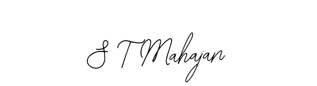 Make a short S T Mahajan signature style. Manage your documents anywhere anytime using Bearetta-2O07w. Create and add eSignatures, submit forms, share and send files easily. S T Mahajan signature style 12 images and pictures png