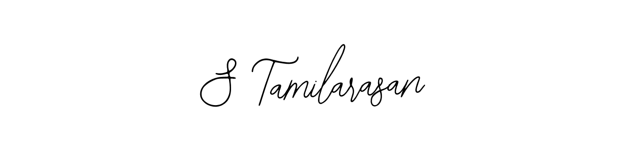 Use a signature maker to create a handwritten signature online. With this signature software, you can design (Bearetta-2O07w) your own signature for name S Tamilarasan. S Tamilarasan signature style 12 images and pictures png