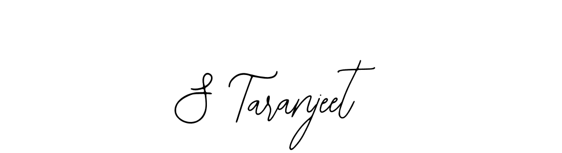 Design your own signature with our free online signature maker. With this signature software, you can create a handwritten (Bearetta-2O07w) signature for name S Taranjeet. S Taranjeet signature style 12 images and pictures png