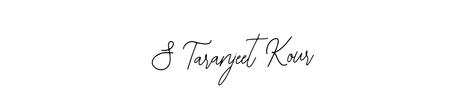 Also we have S Taranjeet Kour name is the best signature style. Create professional handwritten signature collection using Bearetta-2O07w autograph style. S Taranjeet Kour signature style 12 images and pictures png