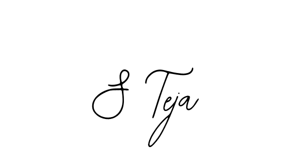 Create a beautiful signature design for name S Teja. With this signature (Bearetta-2O07w) fonts, you can make a handwritten signature for free. S Teja signature style 12 images and pictures png