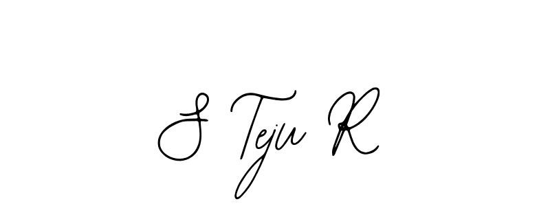 Design your own signature with our free online signature maker. With this signature software, you can create a handwritten (Bearetta-2O07w) signature for name S Teju R. S Teju R signature style 12 images and pictures png