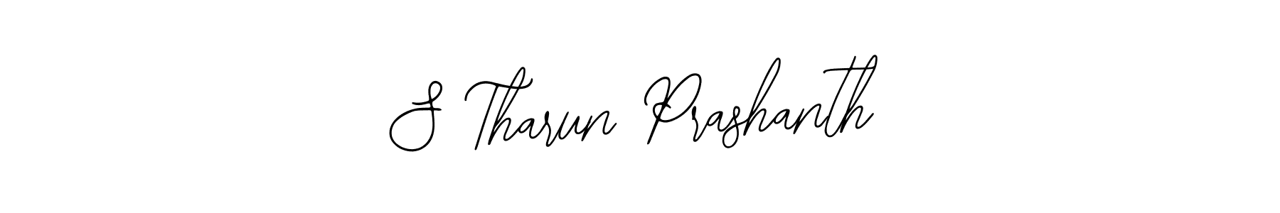 You should practise on your own different ways (Bearetta-2O07w) to write your name (S Tharun Prashanth) in signature. don't let someone else do it for you. S Tharun Prashanth signature style 12 images and pictures png