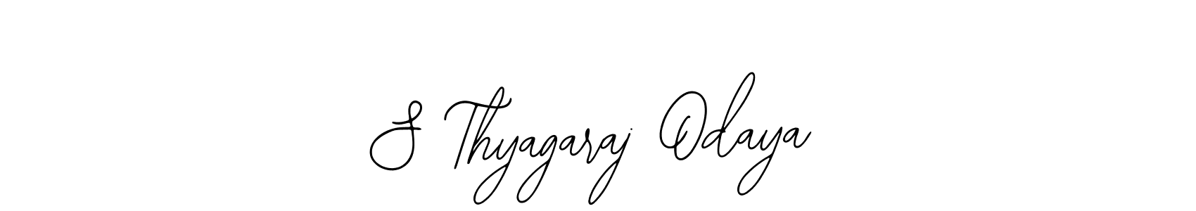 Use a signature maker to create a handwritten signature online. With this signature software, you can design (Bearetta-2O07w) your own signature for name S Thyagaraj Odaya. S Thyagaraj Odaya signature style 12 images and pictures png