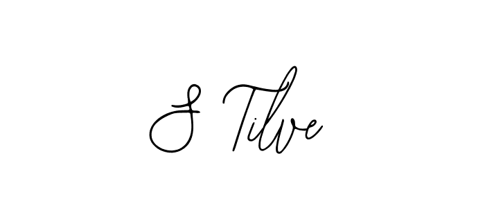 Use a signature maker to create a handwritten signature online. With this signature software, you can design (Bearetta-2O07w) your own signature for name S Tilve. S Tilve signature style 12 images and pictures png