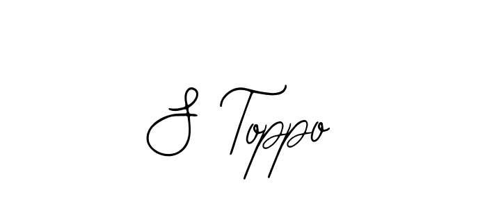 Make a beautiful signature design for name S Toppo. With this signature (Bearetta-2O07w) style, you can create a handwritten signature for free. S Toppo signature style 12 images and pictures png