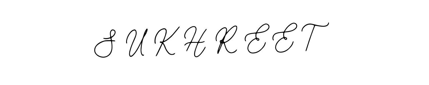 How to make S U K H R E E T signature? Bearetta-2O07w is a professional autograph style. Create handwritten signature for S U K H R E E T name. S U K H R E E T signature style 12 images and pictures png