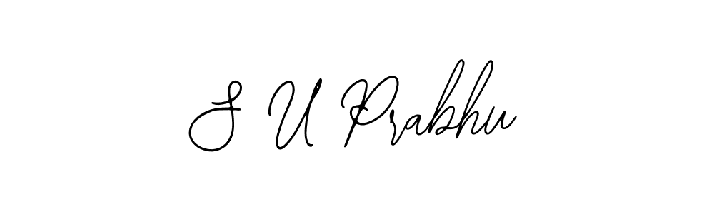 Make a beautiful signature design for name S U Prabhu. With this signature (Bearetta-2O07w) style, you can create a handwritten signature for free. S U Prabhu signature style 12 images and pictures png