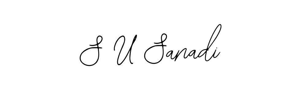 Bearetta-2O07w is a professional signature style that is perfect for those who want to add a touch of class to their signature. It is also a great choice for those who want to make their signature more unique. Get S U Sanadi name to fancy signature for free. S U Sanadi signature style 12 images and pictures png