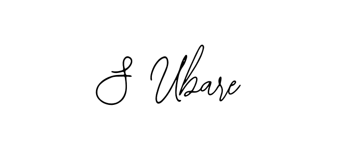 Use a signature maker to create a handwritten signature online. With this signature software, you can design (Bearetta-2O07w) your own signature for name S Ubare. S Ubare signature style 12 images and pictures png