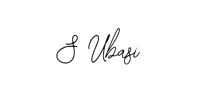 How to make S Ubasi signature? Bearetta-2O07w is a professional autograph style. Create handwritten signature for S Ubasi name. S Ubasi signature style 12 images and pictures png