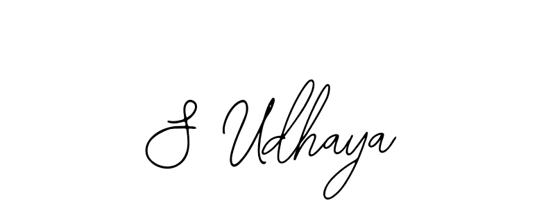 The best way (Bearetta-2O07w) to make a short signature is to pick only two or three words in your name. The name S Udhaya include a total of six letters. For converting this name. S Udhaya signature style 12 images and pictures png