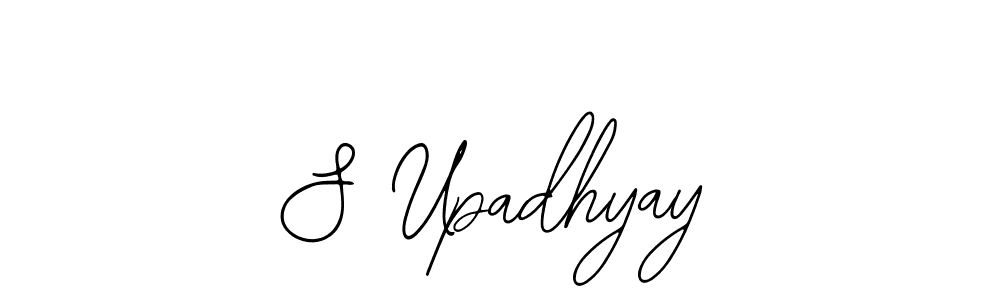 Design your own signature with our free online signature maker. With this signature software, you can create a handwritten (Bearetta-2O07w) signature for name S Upadhyay. S Upadhyay signature style 12 images and pictures png