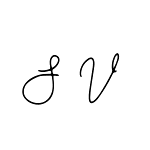 Make a beautiful signature design for name S V. With this signature (Bearetta-2O07w) style, you can create a handwritten signature for free. S V signature style 12 images and pictures png