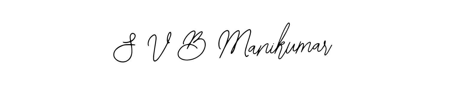 Make a short S V B Manikumar signature style. Manage your documents anywhere anytime using Bearetta-2O07w. Create and add eSignatures, submit forms, share and send files easily. S V B Manikumar signature style 12 images and pictures png