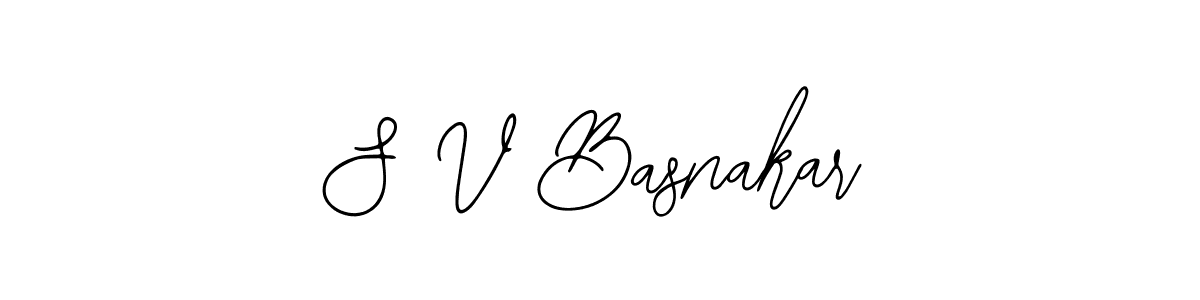 Make a short S V Basnakar signature style. Manage your documents anywhere anytime using Bearetta-2O07w. Create and add eSignatures, submit forms, share and send files easily. S V Basnakar signature style 12 images and pictures png