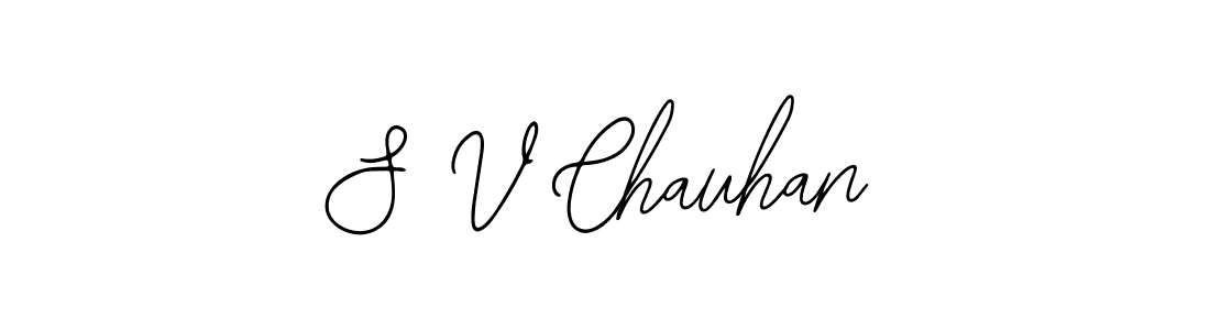 S V Chauhan stylish signature style. Best Handwritten Sign (Bearetta-2O07w) for my name. Handwritten Signature Collection Ideas for my name S V Chauhan. S V Chauhan signature style 12 images and pictures png