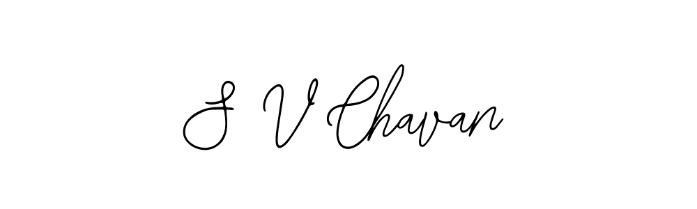 Make a beautiful signature design for name S V Chavan. Use this online signature maker to create a handwritten signature for free. S V Chavan signature style 12 images and pictures png