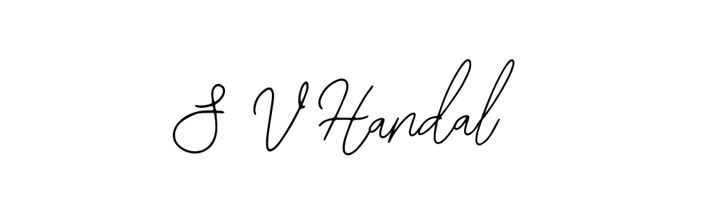 Make a beautiful signature design for name S V Handal. Use this online signature maker to create a handwritten signature for free. S V Handal signature style 12 images and pictures png