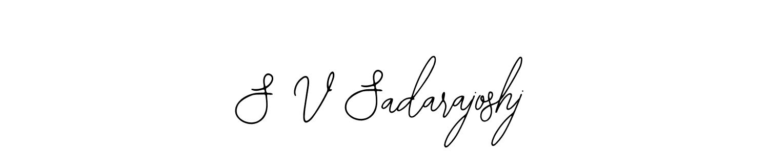 Create a beautiful signature design for name S V Sadarajoshj. With this signature (Bearetta-2O07w) fonts, you can make a handwritten signature for free. S V Sadarajoshj signature style 12 images and pictures png