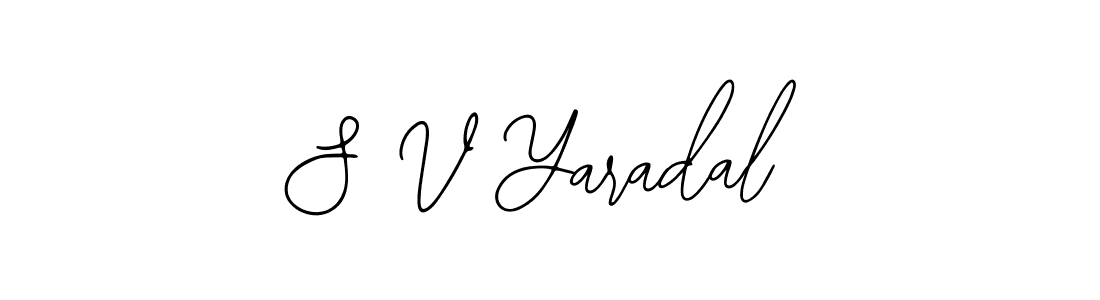 Make a short S V Yaradal signature style. Manage your documents anywhere anytime using Bearetta-2O07w. Create and add eSignatures, submit forms, share and send files easily. S V Yaradal signature style 12 images and pictures png